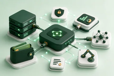 Modular MCP server connections linking AI assistants with personal finance tools